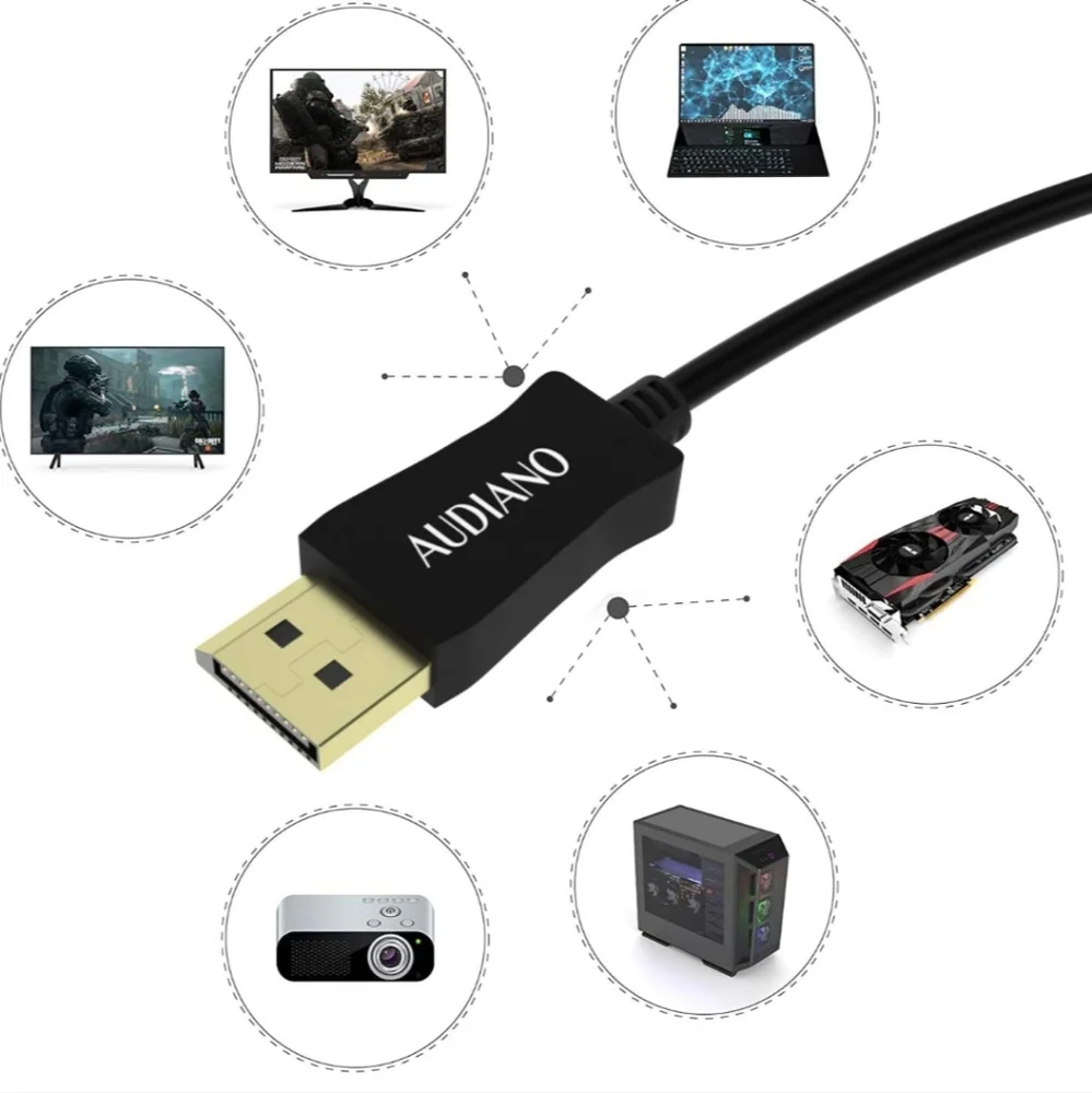 8K DisplayPort Cable 16.6 ft